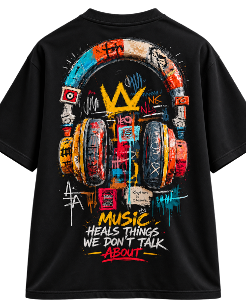Infit 19 T-Shirt Black Music