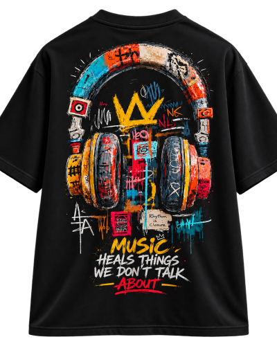 Infit 19 T-Shirt Black Music