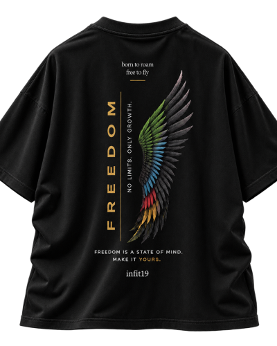 T-Shirt Black Freedom
