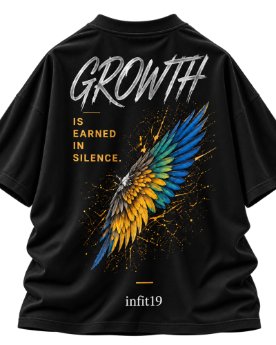 T-Shirt Black Growth